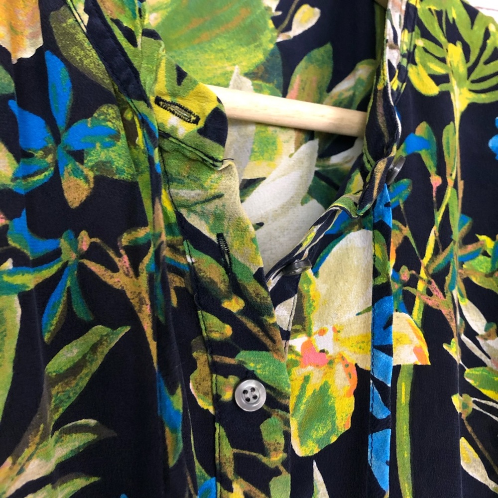 J. Crew Watercolor Silk Floral Dress - Picture 8 of 8